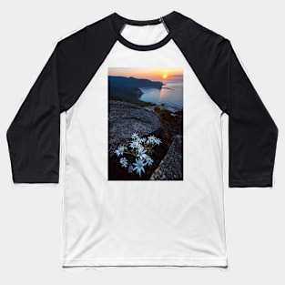 Flannel Flower Sunrise Baseball T-Shirt